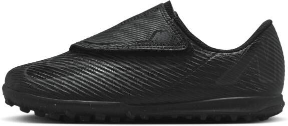Nike Jr. Mercurial Vapor 16 Club low-top voetbalschoenen voor kleuters (turf) Zwart - Foto 1