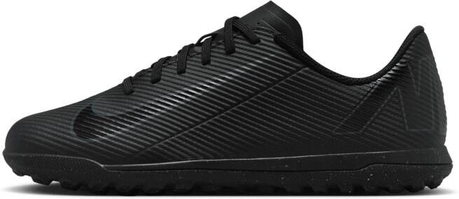 Nike Jr. Mercurial Vapor 16 Club low-top voetbalschoenen voor kleuters kids (turf) Zwart - Foto 1