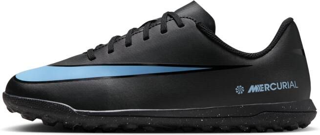 Nike Jr. Mercurial Vapor 16 Club low-top voetbalschoenen voor kleuters kids (turf) Zwart