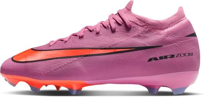 Nike Jr. Mercurial Vapor 16 Pro low-top voetbalschoenen voor kleuters kids (stevige ondergrond) Roze