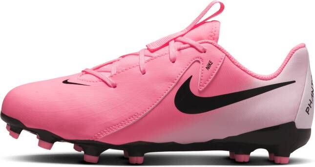 Nike Jr. Phantom GX 2 Academy MG low-top voetbalschoenen voor kleuters kids (meerdere ondergronden) Roze