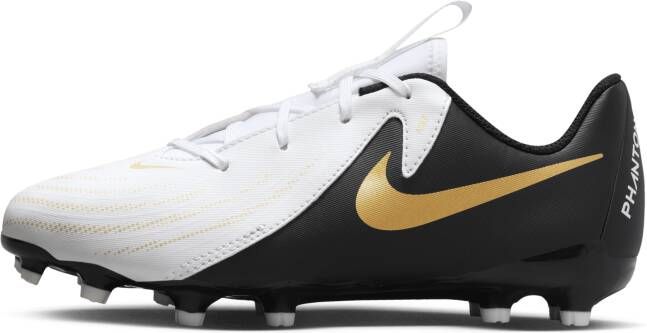 Nike Jr. Phantom GX 2 Academy MG low-top voetbalschoenen voor kleuters kids (meerdere ondergronden) Wit