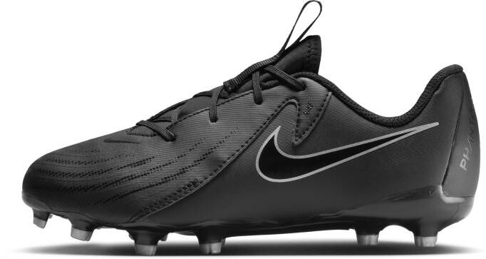 Nike Jr. Phantom GX 2 Academy MG low-top voetbalschoenen voor kleuters kids (meerdere ondergronden) Zwart