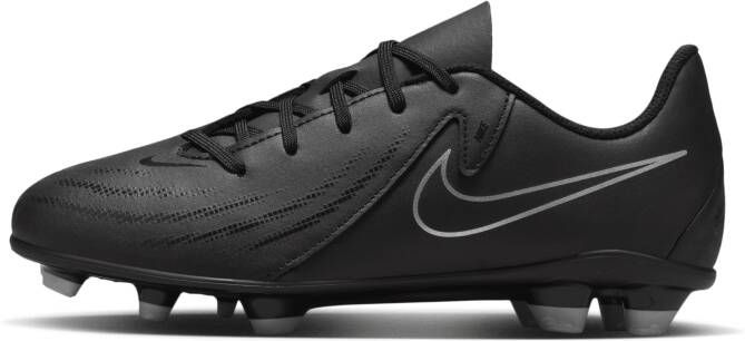 Nike Jr. Phantom GX 2 Club MG low-top voetbalschoenenen voor kleuters kids (meerdere ondergronden) Zwart