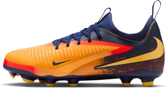 Nike Jr. Phantom 6 Low Academy 'Erling Haaland' voetbalschoenen voor kids (meerdere ondergronden) Oranje