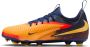 Nike Jr. Phantom 6 Low Academy 'Erling Haaland' voetbalschoenen voor kids (meerdere ondergronden) Oranje - Thumbnail 1