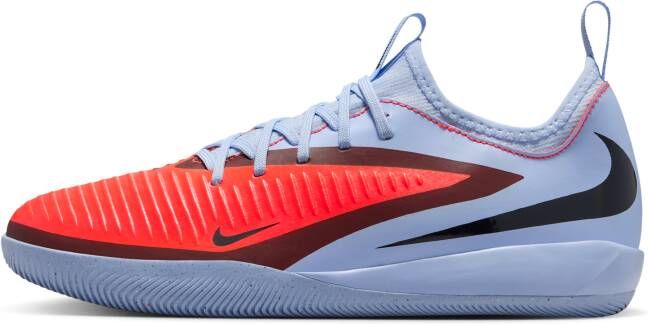 Nike Jr. Phantom 6 Low Academy zaalvoetbalschoenen voor kids Blauw