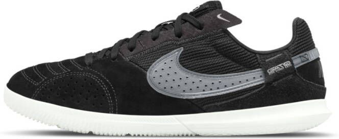 Nike Jr. Streetgato low top voetbalschoenen voor kleuters kids Zwart - Foto 2