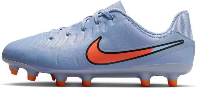 Nike Jr. Tiempo Legend 10 Academy low-top voetbalschoenen voor kleuters kids (meerdere ondergronden) Blauw