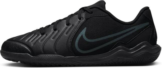 Nike Jr. Tiempo Legend 10 Academy low top zaalvoetbalschoenen voor kleuters kids Zwart - Foto 1