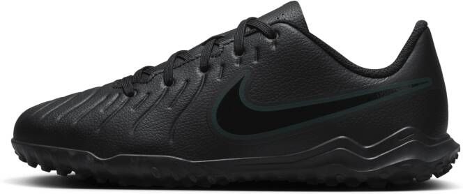 Nike Jr. Tiempo Legend 10 Club low-top voetbalschoen voor kleuters kids (turf) Zwart - Foto 1