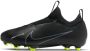 Nike Jr. Zoom Mercurial Vapor 15 Academy MG Voetbalschoenen voor kleuters kids(meerdere ondergronden) Zwart - Thumbnail 3