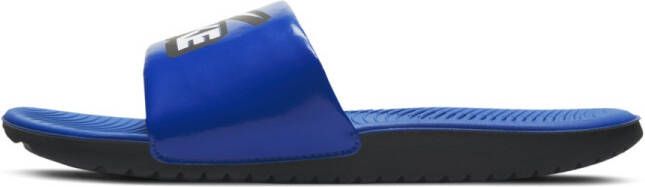 Nike Kawa Slipper kleuters kids Blauw