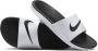 Nike Kawa Younger Older Kids' Slide White Black Kind White Black - Thumbnail 2