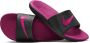 Nike Kawa Slipper kleuters kids Black Vivid Pink Black Vivid Pink - Thumbnail 2