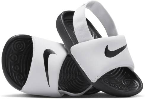 Nike Kawa Slipper voor baby's peuters Wit