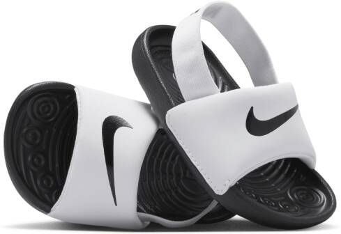 Nike Kawa Slipper voor baby's peuters Wit - Foto 1