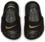 Nike Kawa TD Slippers Black Metallic Gold Kinderen - Thumbnail 2
