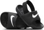 Nike Kawa Unisex Slippers en Sandalen Zwart Maat: 23.5 Plastic Foot Locker - Thumbnail 2