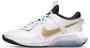 Nike Air Zoom Crossover GS Basketbal Schoenen White Metallic Gold Black Kinderen - Thumbnail 2