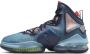 Nike Lebron 19 Blackened Blue Medium Blue Worn Blue Schoenmaat 44 1 2 Basketball Performance Mid CZ0203 400 - Thumbnail 2