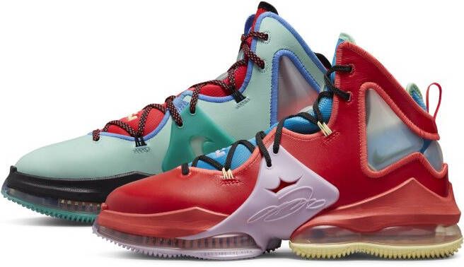 Nike LeBron 19 Basketbalschoenen Rood - Foto 2