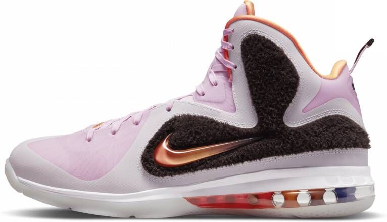 Nike LeBron 9 IX King of LA Heren Basketbalschoenen Sport Schoenen Sneakers Roze DJ3908 - Foto 6