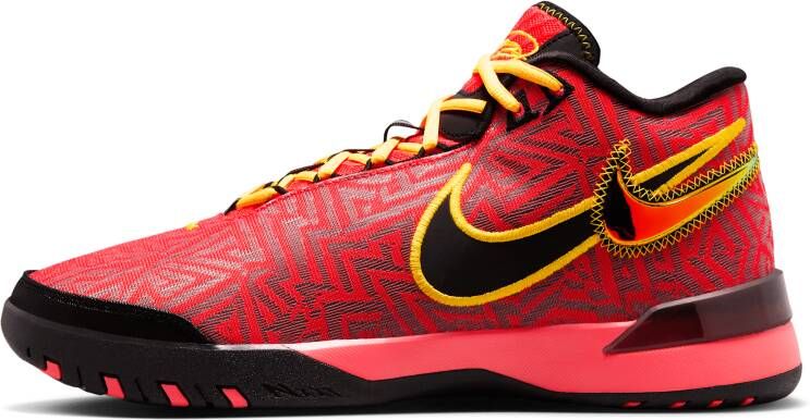 Nike LeBron Heren Schoenen Rood Maat: 42.5 Mesh Synthetisch Foot Locker