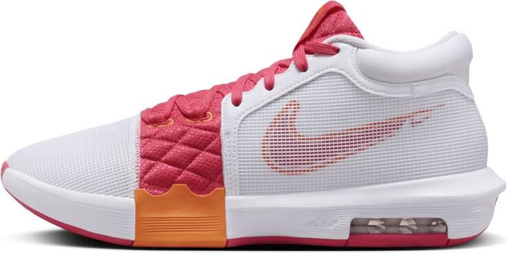 Nike LeBron Heren Schoenen Wit Maat: 42.5 Mesh Synthetisch Foot Locker
