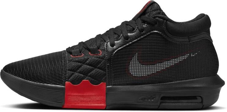 Nike LeBron Heren Schoenen Zwart Maat: 42.5 Mesh Synthetisch Foot Locker