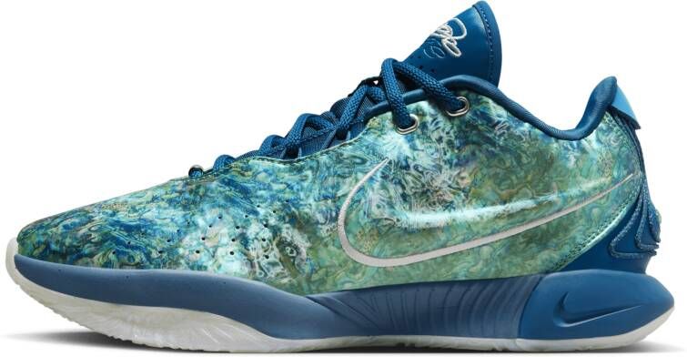 Nike LeBron XXI 'Abalone' basketbalschoenen Blauw