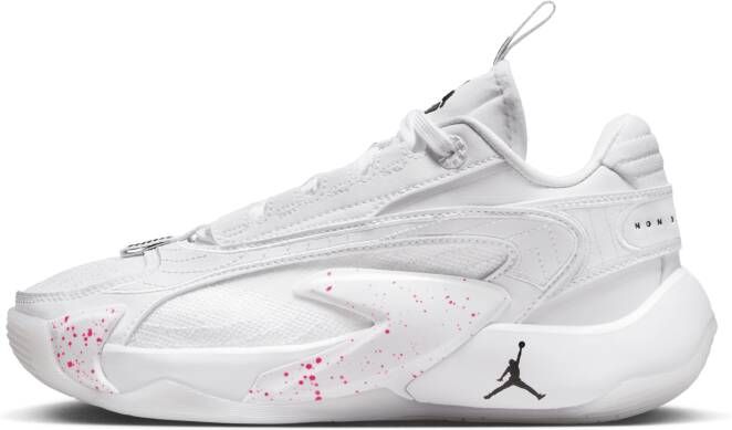 Jordan Luka Kindersneakers Wit Leer