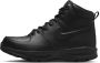 Nike Manoa Leather Heren Sneakers Black Black-Black - Thumbnail 2