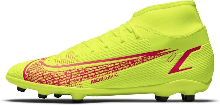Nike Mercurial Superfly 8 Club MG Voetbalschoen (meerdere ondergronden) Geel