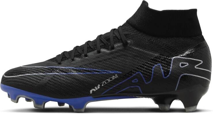 Nike Mercurial Superfly 9 Pro high top voetbalschoenen (stevige ondergrond) Zwart