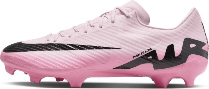 Nike Zoom Mercurial Vapor 15 Academy Gras Kunstgras Voetbalschoenen (MG) Lichtroze Zwart