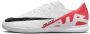 Nike Zoom Mercurial Vapor 15 Academy Zaalvoetbalschoenen (IN) Wit Felrood Zwart - Thumbnail 1