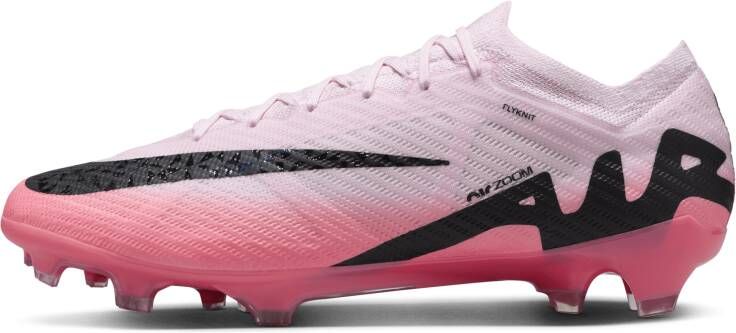 Nike Mercurial Vapor 15 Elite low-top voetbalschoenen (stevige ondergronden) Roze
