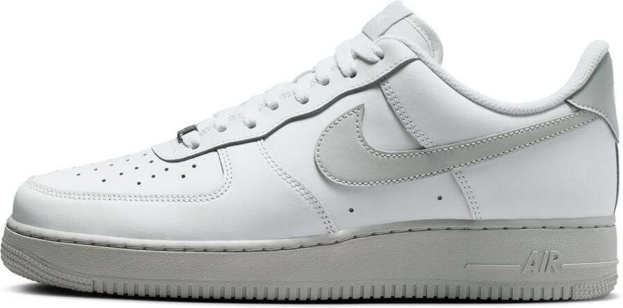 Nike Air Force Sneakers Heren Wit Mesh Synthetisch