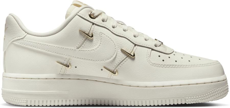 Nike Air Force Sneakers Dames Wit Leer Textil - Foto 3