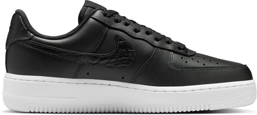 Nike Air Force Sneakers Dames Zwart Mesh Synthetisch - Foto 3