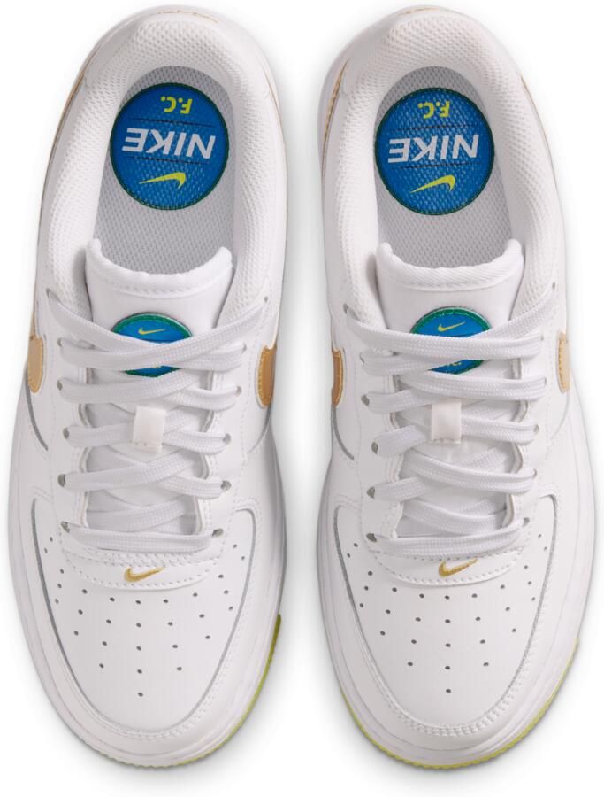 Nike Air Force Kindersneakers Wit Mesh Synthetisch - Foto 2