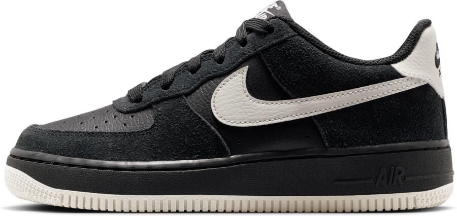 Nike Air Force Kindersneakers Zwart Mesh Synthetisch