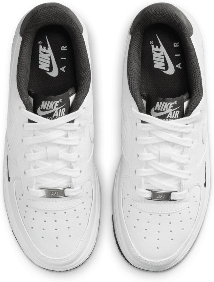 Nike Air Force Unisex Schoenen Wit Maat: 37.5 Mesh Synthetisch Foot Locker - Foto 2