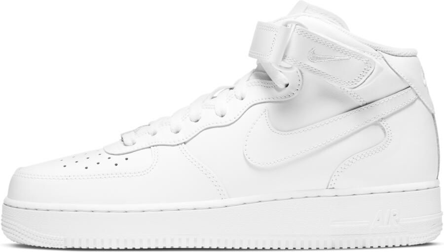 Nike Air Force 1 Mid basisschool Schoenen White Leer Textil Foot Locker - Foto 11