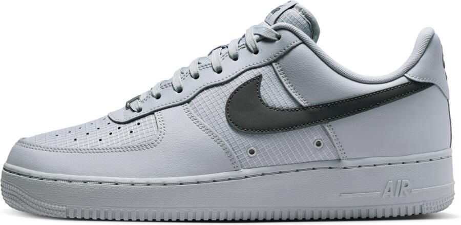 Nike Air Force Sneakers Heren Grijs Mesh Synthetisch