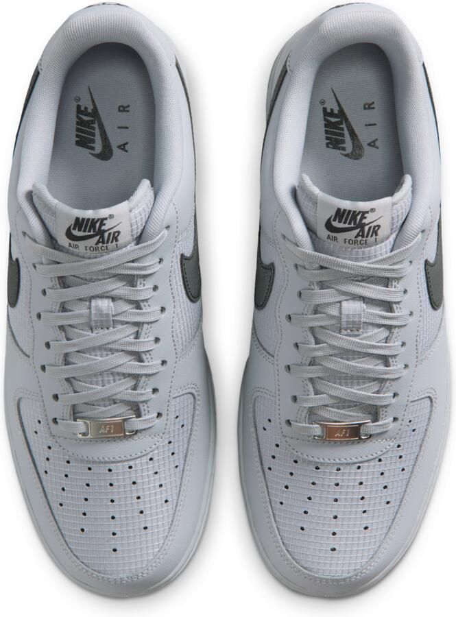 Nike Air Force Sneakers Heren Grijs Mesh Synthetisch - Foto 2