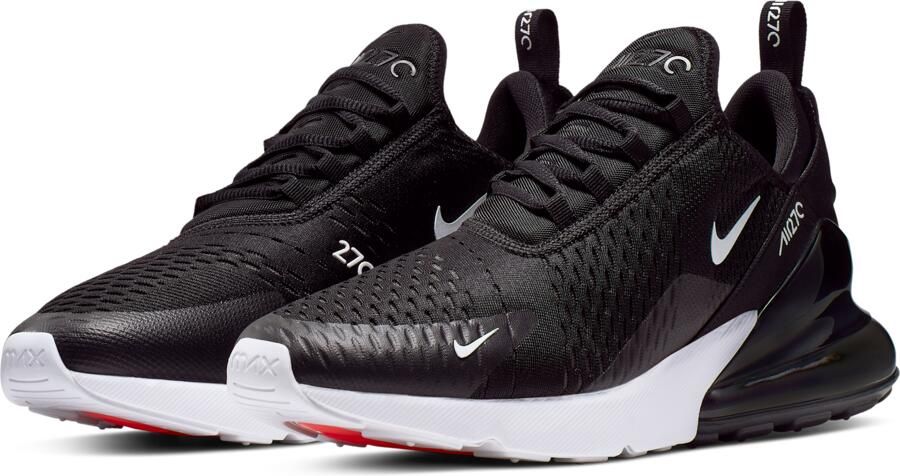 Nike Air Max 270 Running Schoenen black anthracite white solar red maat: 43 beschikbare maaten:42.5 43 44 45.5 - Foto 4