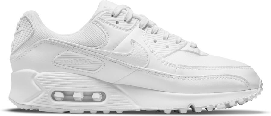 Nike Air Max 90 Sneakers Dames Wit Leer Textil - Foto 3