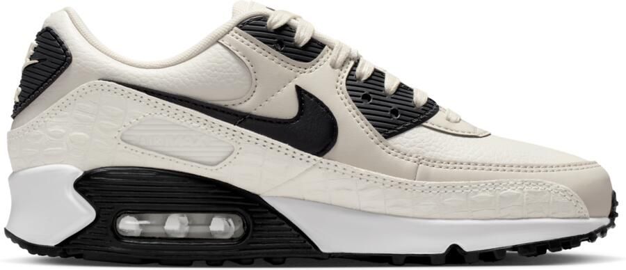 Nike Air Max 90 Sneakers Dames Wit Leer Textil - Foto 3